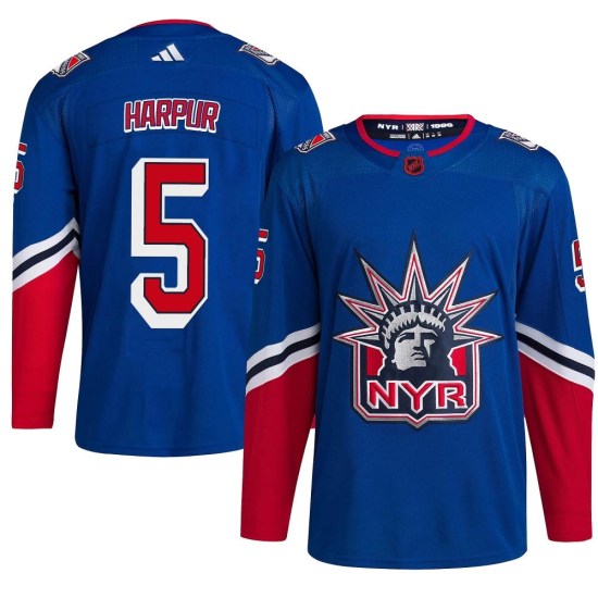 Ben Harpur New York Rangers Authentic Reverse Retro 2.0 Adidas Jersey - Royal