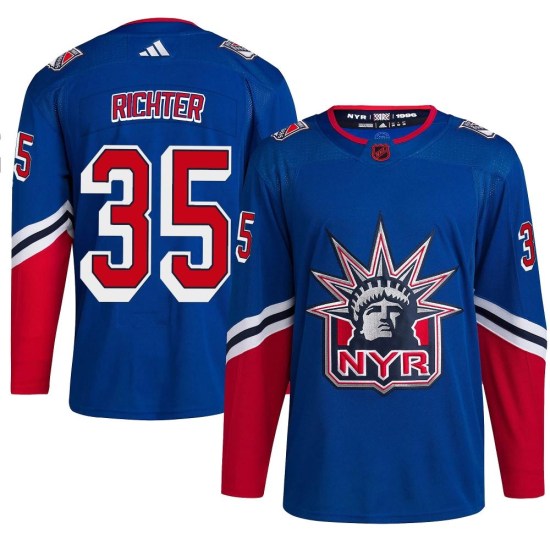 Mike Richter New York Rangers Authentic Reverse Retro 2.0 Adidas Jersey - Royal