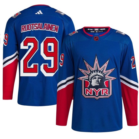 Reijo Ruotsalainen New York Rangers Authentic Reverse Retro 2.0 Adidas Jersey - Royal