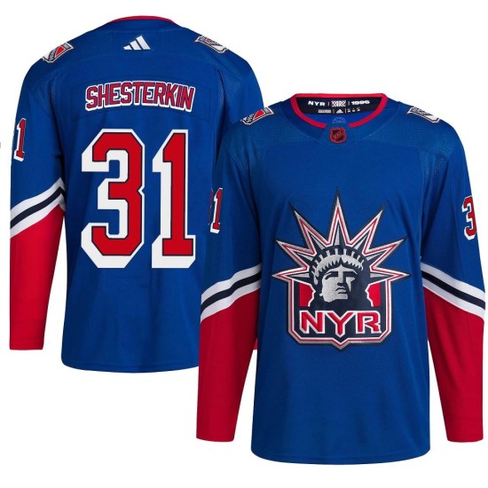 Igor Shesterkin New York Rangers Authentic Reverse Retro 2.0 Adidas Jersey - Royal