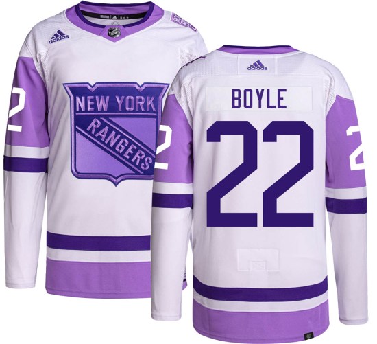 Dan Boyle New York Rangers Authentic Hockey Fights Cancer Adidas Jersey