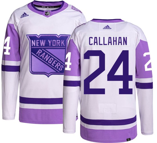 Ryan Callahan New York Rangers Authentic Hockey Fights Cancer Adidas Jersey