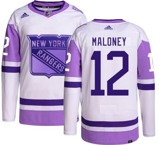 Don Maloney New York Rangers Authentic Hockey Fights Cancer Adidas Jersey