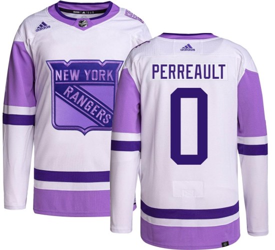 Gabriel Perreault New York Rangers Authentic Hockey Fights Cancer Adidas Jersey