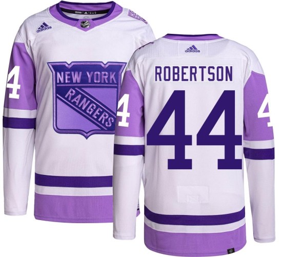 Matthew Robertson New York Rangers Authentic Hockey Fights Cancer Adidas Jersey