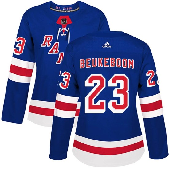Jeff Beukeboom New York Rangers Women's Authentic Home Adidas Jersey - Royal Blue