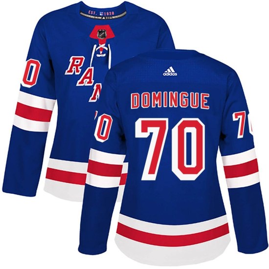 Louis Domingue New York Rangers Women's Authentic Home Adidas Jersey - Royal Blue