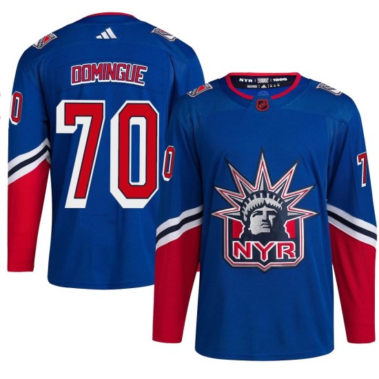 Louis Domingue New York Rangers Youth Authentic Reverse Retro 2.0 Adidas Jersey - Royal