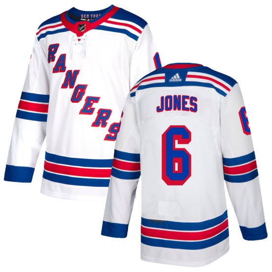 Zac Jones New York Rangers Youth Authentic Adidas Jersey - White