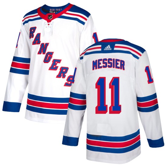 Mark Messier New York Rangers Youth Authentic Adidas Jersey - White