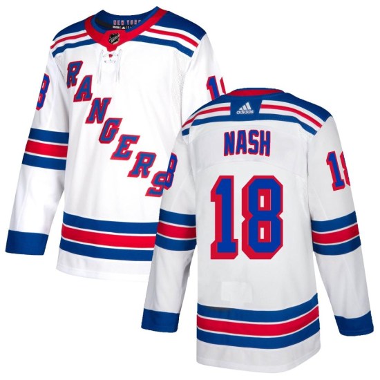 Riley Nash New York Rangers Youth Authentic Adidas Jersey - White
