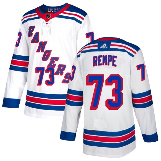 Matt Rempe New York Rangers Youth Authentic Adidas Jersey - White