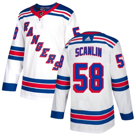 Brandon Scanlin New York Rangers Youth Authentic Adidas Jersey - White