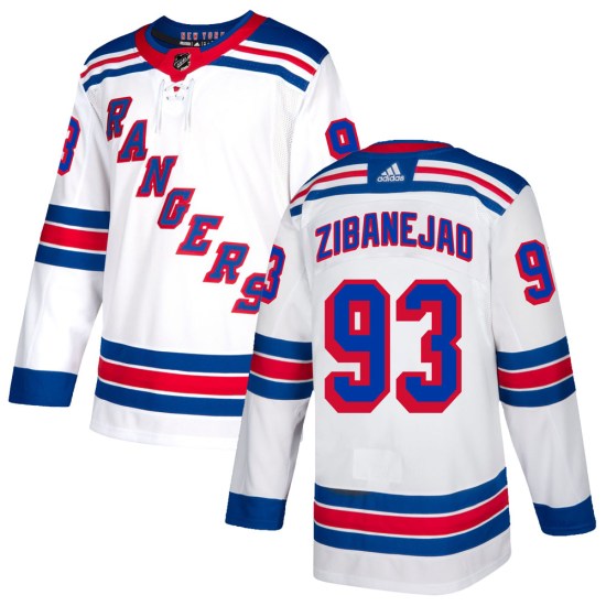Mika Zibanejad New York Rangers Youth Authentic Adidas Jersey - White