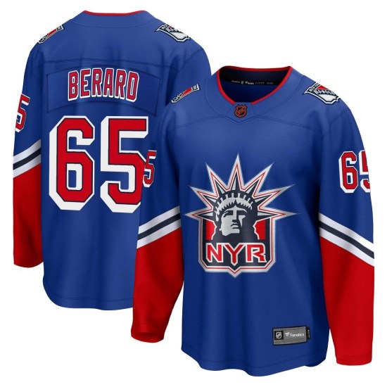 Brett Berard New York Rangers Youth Breakaway Special Edition 2.0 Fanatics Branded Jersey - Royal