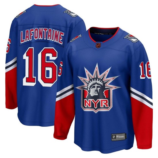 Pat Lafontaine New York Rangers Youth Breakaway Special Edition 2.0 Fanatics Branded Jersey - Royal