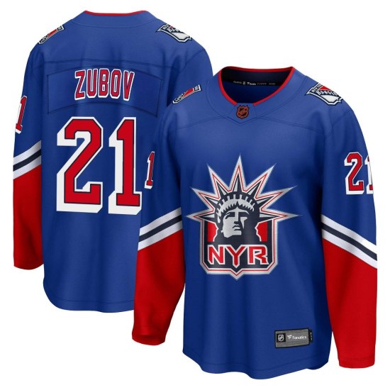 Sergei Zubov New York Rangers Youth Breakaway Special Edition 2.0 Fanatics Branded Jersey - Royal