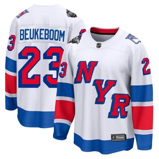 Jeff Beukeboom New York Rangers Breakaway 2024 Stadium Series Fanatics Branded Jersey - White