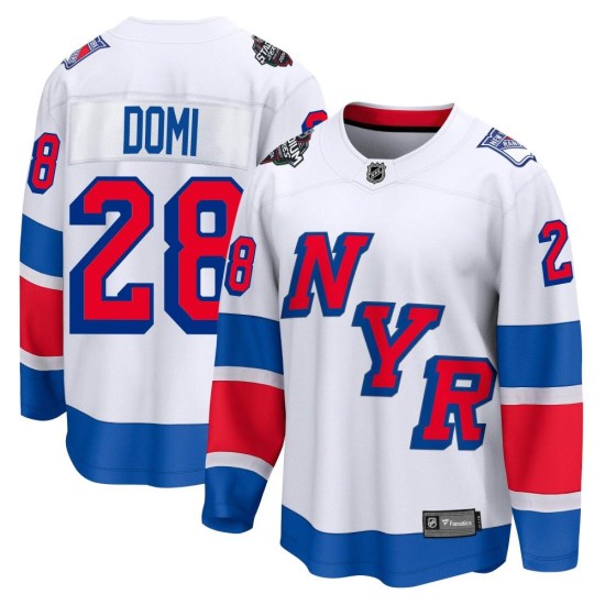 Tie Domi New York Rangers Breakaway 2024 Stadium Series Fanatics Branded Jersey - White
