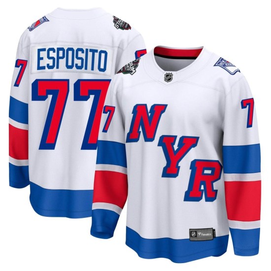 Phil Esposito New York Rangers Breakaway 2024 Stadium Series Fanatics Branded Jersey - White