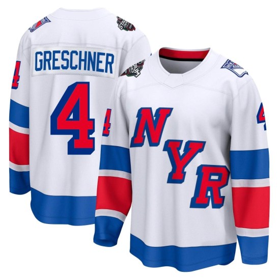 Ron Greschner New York Rangers Breakaway 2024 Stadium Series Fanatics Branded Jersey - White