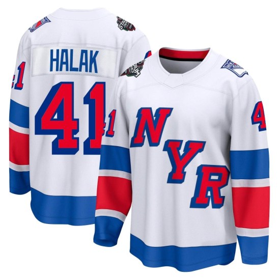 Jaroslav Halak New York Rangers Breakaway 2024 Stadium Series Fanatics Branded Jersey - White