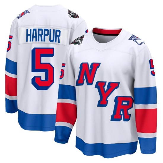 Ben Harpur New York Rangers Breakaway 2024 Stadium Series Fanatics Branded Jersey - White