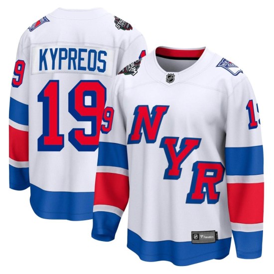 Nick Kypreos New York Rangers Breakaway 2024 Stadium Series Fanatics Branded Jersey - White