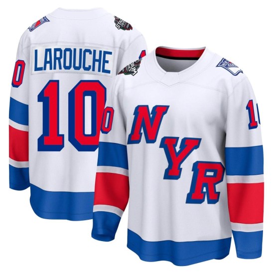 Pierre Larouche New York Rangers Breakaway 2024 Stadium Series Fanatics Branded Jersey - White