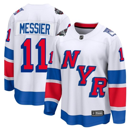 Mark Messier New York Rangers Breakaway 2024 Stadium Series Fanatics Branded Jersey - White