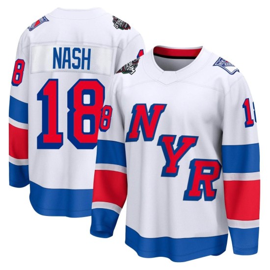 Riley Nash New York Rangers Breakaway 2024 Stadium Series Fanatics Branded Jersey - White