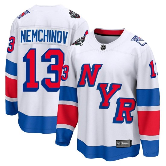 Sergei Nemchinov New York Rangers Breakaway 2024 Stadium Series Fanatics Branded Jersey - White