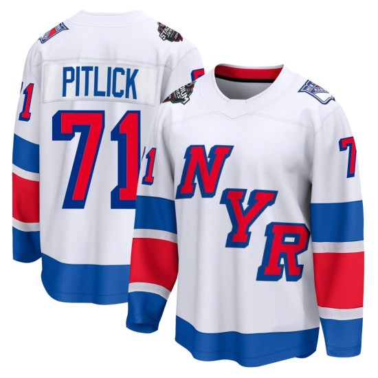 Tyler Pitlick New York Rangers Breakaway 2024 Stadium Series Fanatics Branded Jersey - White