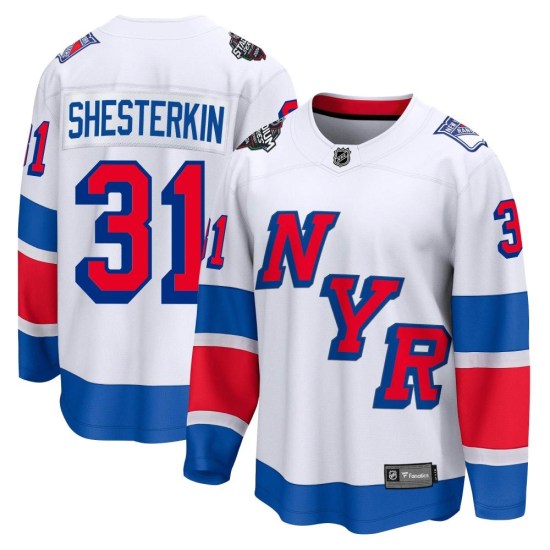 Igor Shesterkin New York Rangers Breakaway 2024 Stadium Series Fanatics Branded Jersey - White