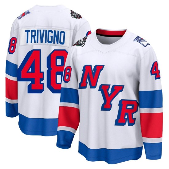 Bobby Trivigno New York Rangers Breakaway 2024 Stadium Series Fanatics Branded Jersey - White