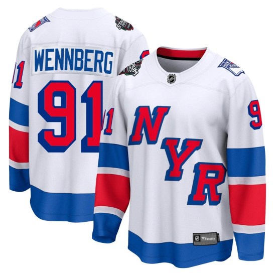 Alex Wennberg New York Rangers Breakaway 2024 Stadium Series Fanatics Branded Jersey - White