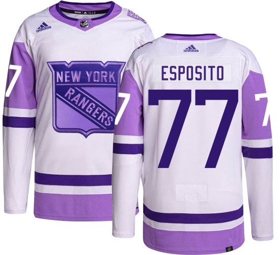Phil Esposito New York Rangers Youth Authentic Hockey Fights Cancer Adidas Jersey