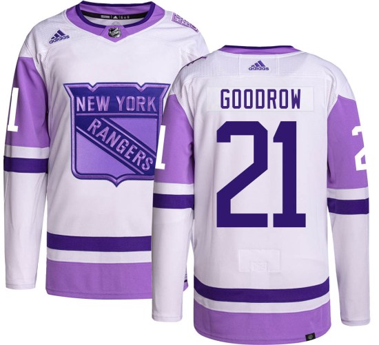 Barclay Goodrow New York Rangers Youth Authentic Hockey Fights Cancer Adidas Jersey