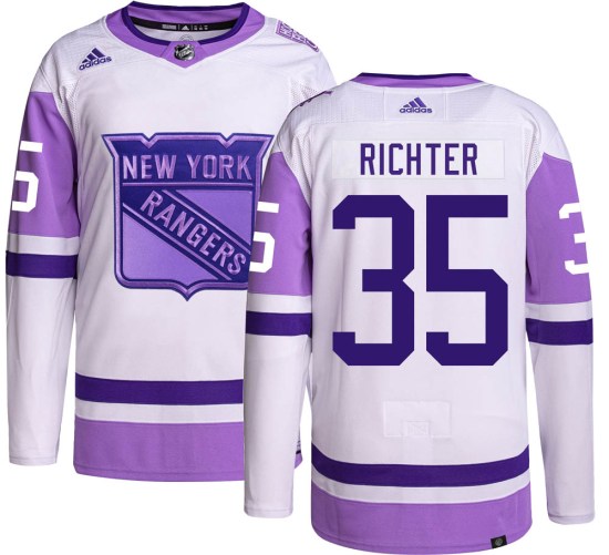 Mike Richter New York Rangers Youth Authentic Hockey Fights Cancer Adidas Jersey