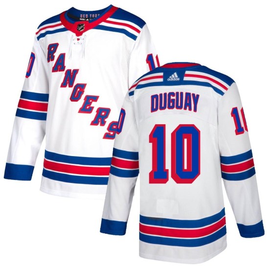 Ron Duguay New York Rangers Authentic Adidas Jersey - White