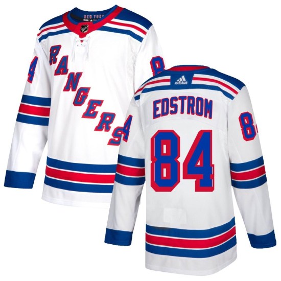 Adam Edstrom New York Rangers Authentic Adidas Jersey - White