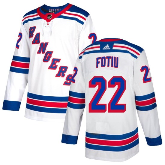 Nick Fotiu New York Rangers Authentic Adidas Jersey - White