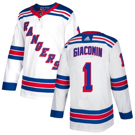Eddie Giacomin New York Rangers Authentic Adidas Jersey - White
