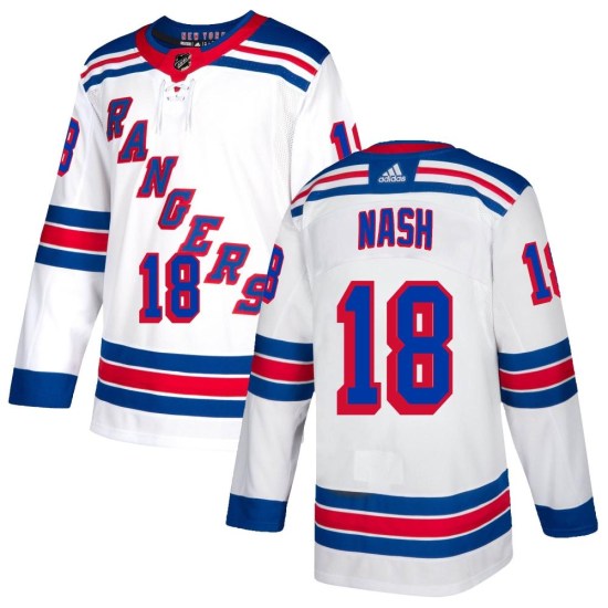 Riley Nash New York Rangers Authentic Adidas Jersey - White