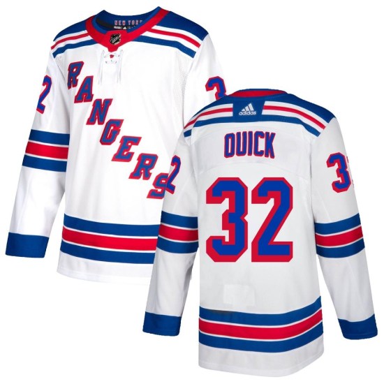 Jonathan Quick New York Rangers Authentic Adidas Jersey - White