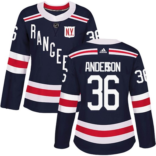 Glenn Anderson New York Rangers Women's Authentic 2018 Winter Classic Home Adidas Jersey - Navy Blue