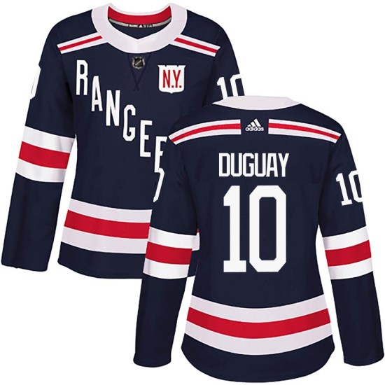 Ron Duguay New York Rangers Women's Authentic 2018 Winter Classic Home Adidas Jersey - Navy Blue