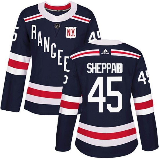 James Sheppard New York Rangers Women's Authentic 2018 Winter Classic Home Adidas Jersey - Navy Blue