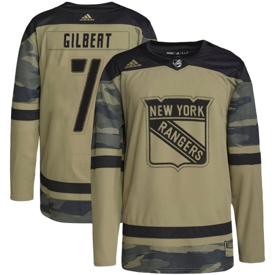 Rod Gilbert New York Rangers Authentic Military Appreciation Practice Adidas Jersey - Camo