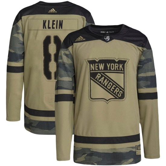 Kevin Klein New York Rangers Authentic Military Appreciation Practice Adidas Jersey - Camo